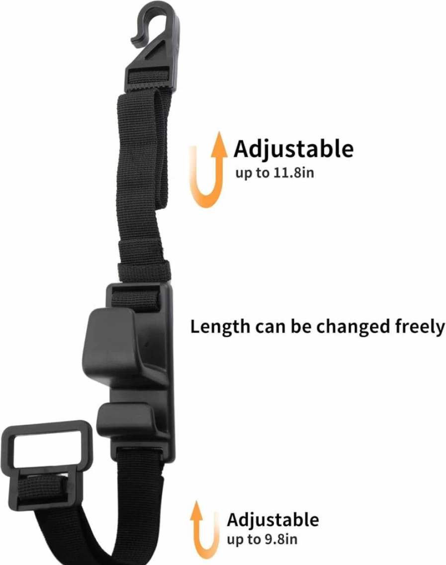 Teocenka 4-Pack Universal Car Headrest Hooks - Heavy Duty Seat Hanger Organizer for Purses, Grocery Bags & Coats