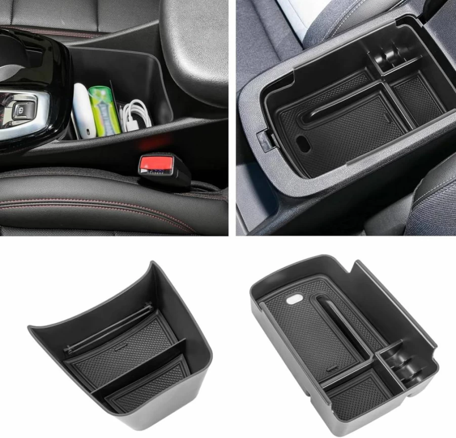 Neepiar Center Console Organizer for 2024-2025 Chevy Trax – Armrest Storage Box & Console Tray Insert – Custom Fit Interior Accessories