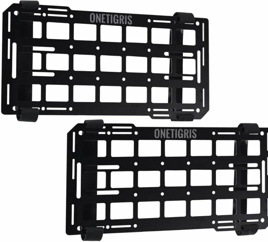 ONETIGRIS MOLLE Visor Organizer - Tactical Car Sun Visor Storage Panel for SUV, Truck & Vehicle Interior Accessories | Durable Fiberglass Rigid MOLLE Panel