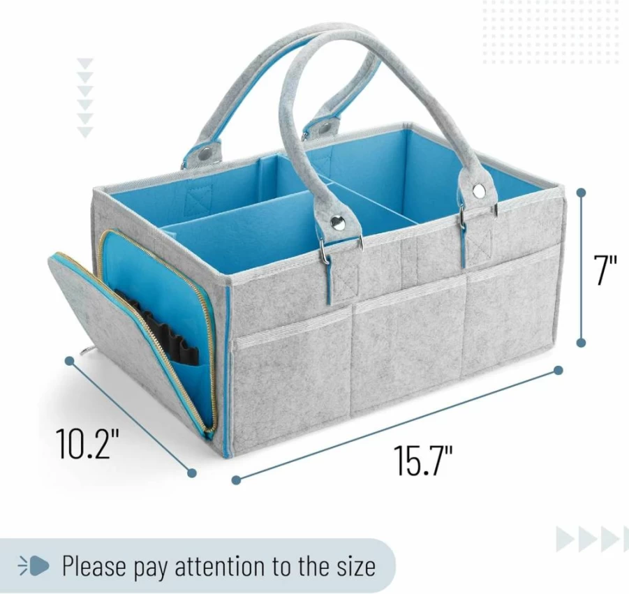 Mr. Pen Baby Changing Station Organizer - Portable Diaper Caddy for Nursery, Car, and Travel, Multi-Pocket Storage for Wipes, Creams & Essentials