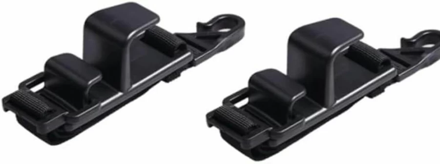 2Pcs FOYTOKI Adjustable Car Seat Hooks - Durable Black Backseat Hangers for Organizer, Storage & Securing Bags in Cars, SUVs