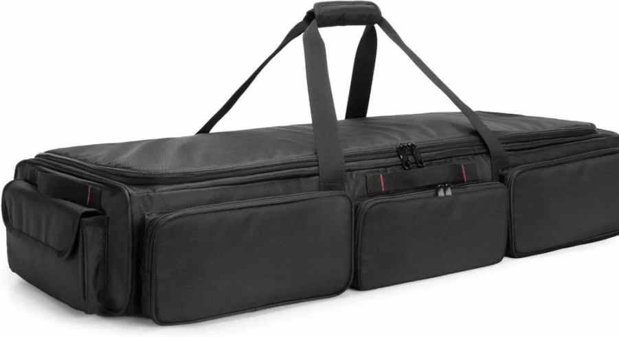 Samdew Truck Under Seat Storage Organizer for Supercrew Cab - 4 Detachable Dividers, Anti-Slip Bottom, Fits Full Size Trucks, Black