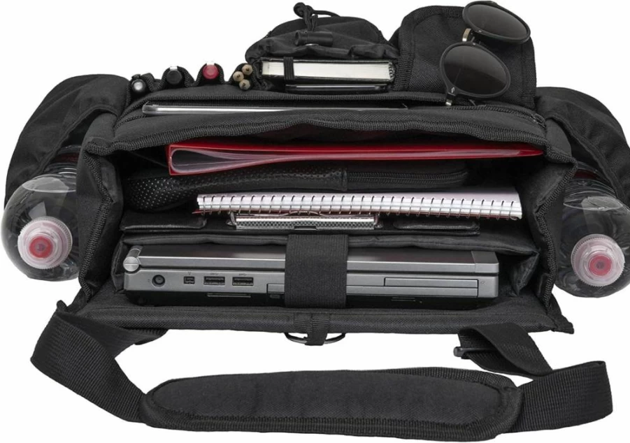 Tidify Car Seat Organizer with Tablet & Laptop Storage, Adjustable Shoulder Strap, Side Straps & Durable Buckles for Office on the Go