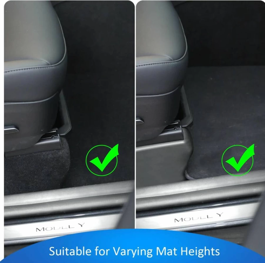 GEEDAR Underseat Storage Organizer for Tesla Model Y 2025 (Juniper Refresh) - Hidden Washable Front Compartment, Car Accessories for New Model Y