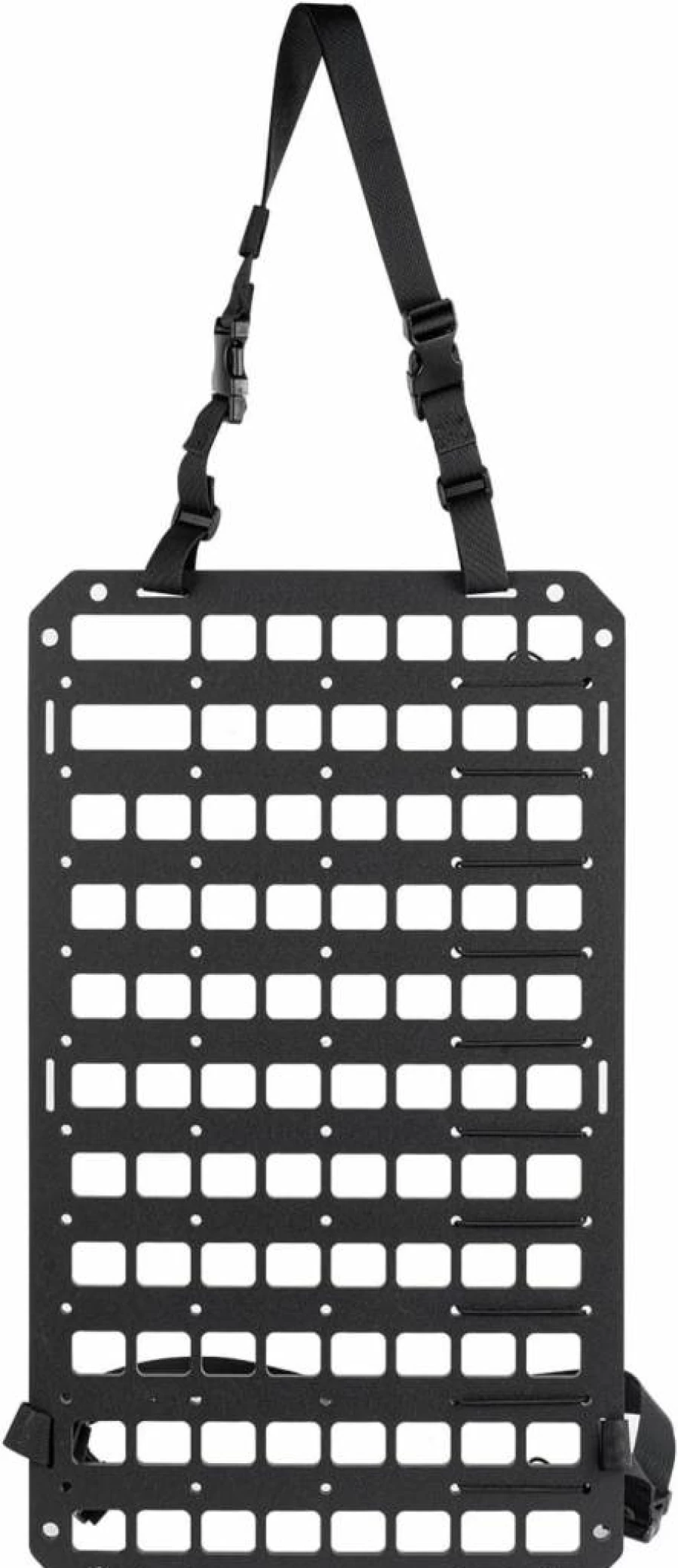 TACNEX Tactical Car Visor MOLLE Panel - Universal Vehicle Organizer for EDC Gear, Tools & Accessories | Durable Modular Storage Rack for Truck & Auto Interior