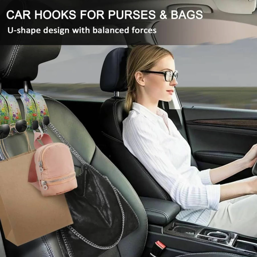 DGXWLLW Car Seat Organizer 2 Pack - Waterproof Backseat Storage with 6 Pockets, Kick Mats & Seat Back Protector for Tesla Model Y/3/X/S/Cybertruck