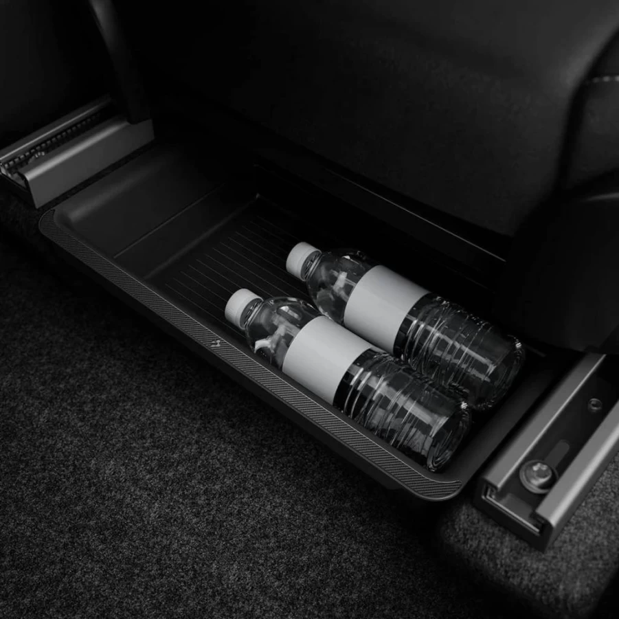 Spigen Underseat Storage Organizer for Tesla Model Y 2020-2025 - Fits Under Front or Rear Seats