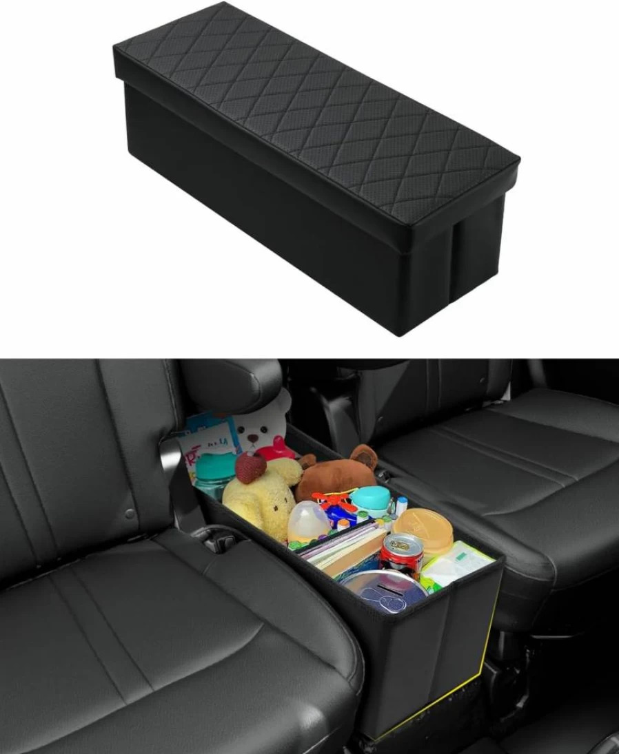 Mixsuper Liner Car Seat Organizer for Kia Telluride 2020-2025 - Backseat Storage Box for Toys, Baby Supplies & Travel Accessories
